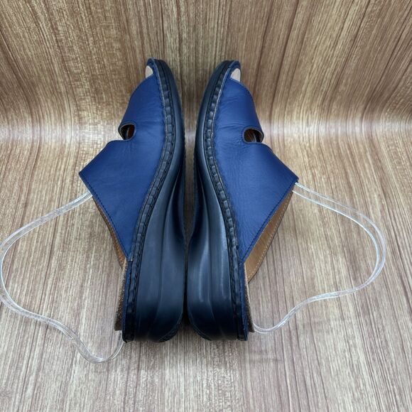 Hauer Comfort Sandal Made In Austria Removable Insole BLUE Adjustable EU 41 US10 - Picture 5 of 8